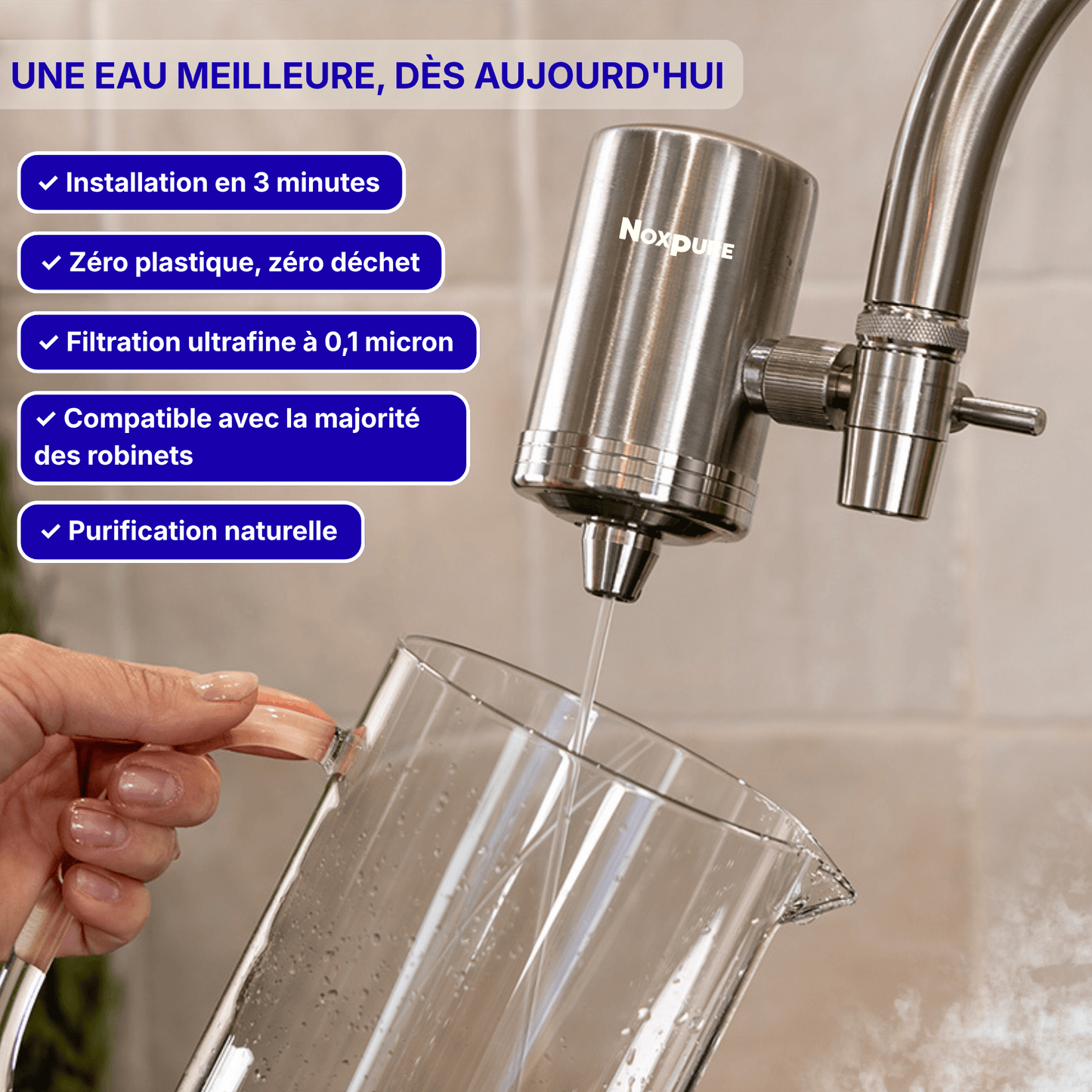 Filtre pour Robinet NoxPure Pro
